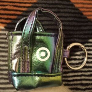 Target Black Friday Iridescent 2025 Tote Keychain NWOT
